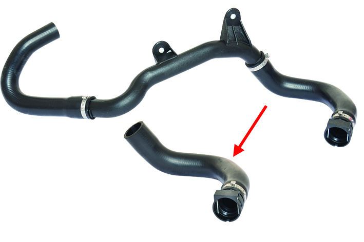 Маркуч горен радиатор - IBR 14819 за FIAT, CITROEN, PEUGEOT